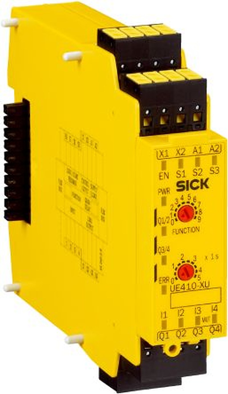 SICK UE410 Series Safety Controller, 4 Safety Inputs, 4 Safety Outputs, 24V dc