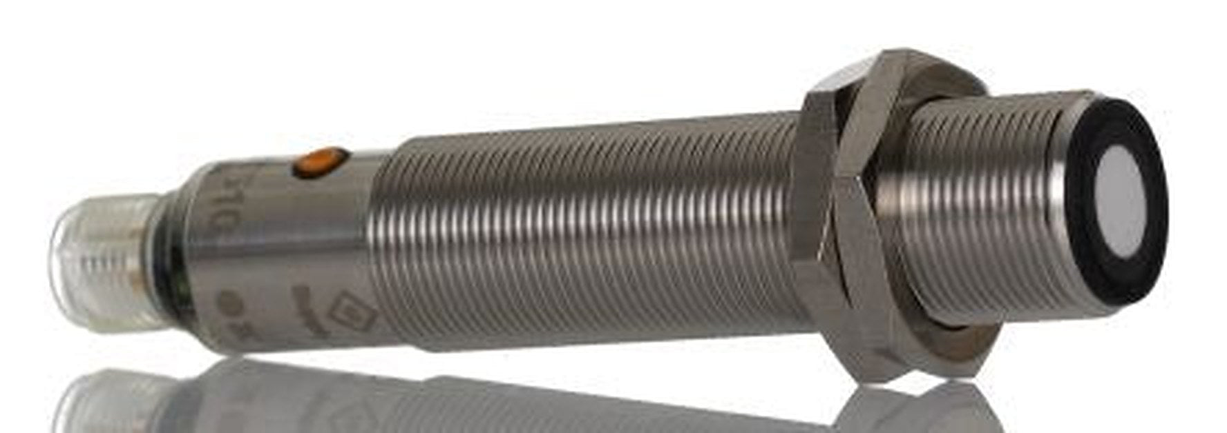 ifm electronic UGT510 Threaded Barrel Ultrasonic Proximity Sensor UGT510, M18 x 1 1600 mm 100mA PNP 3V 30 V dc