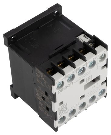 Omron J7KNA Contactor Relay, 24V dc Coil, 4-Pole, 10 A 24V dc, 2 NO/2 NC, 888V