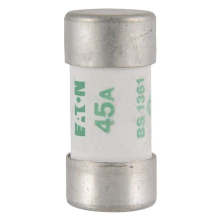 Eaton 45A Cartridge Fuse, 17 x 35 mm
