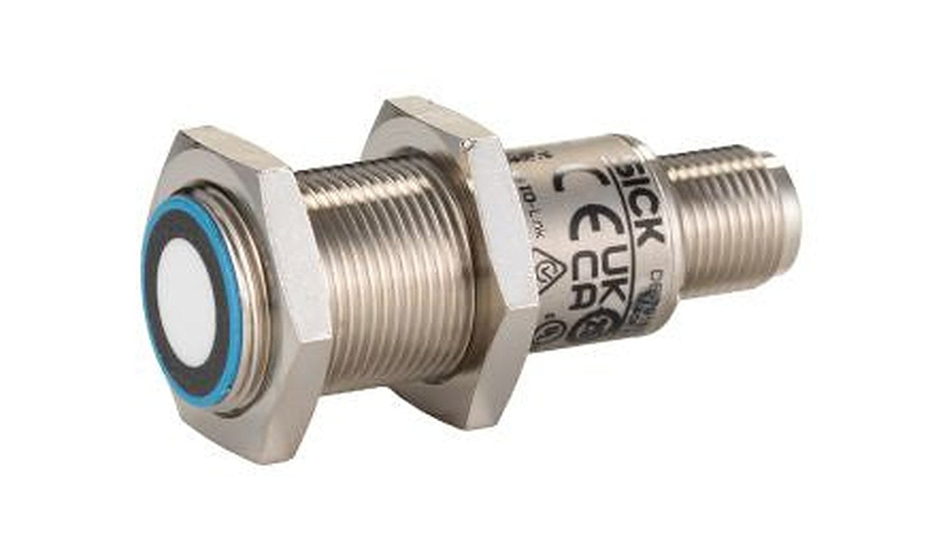 SICK UM18-21812B211 Threaded Barrel Ultrasonic Proximity Sensor, M18 x 1 PNP/NPN UM 30V 1000 mm 240 V ac 30 V dc 100mA