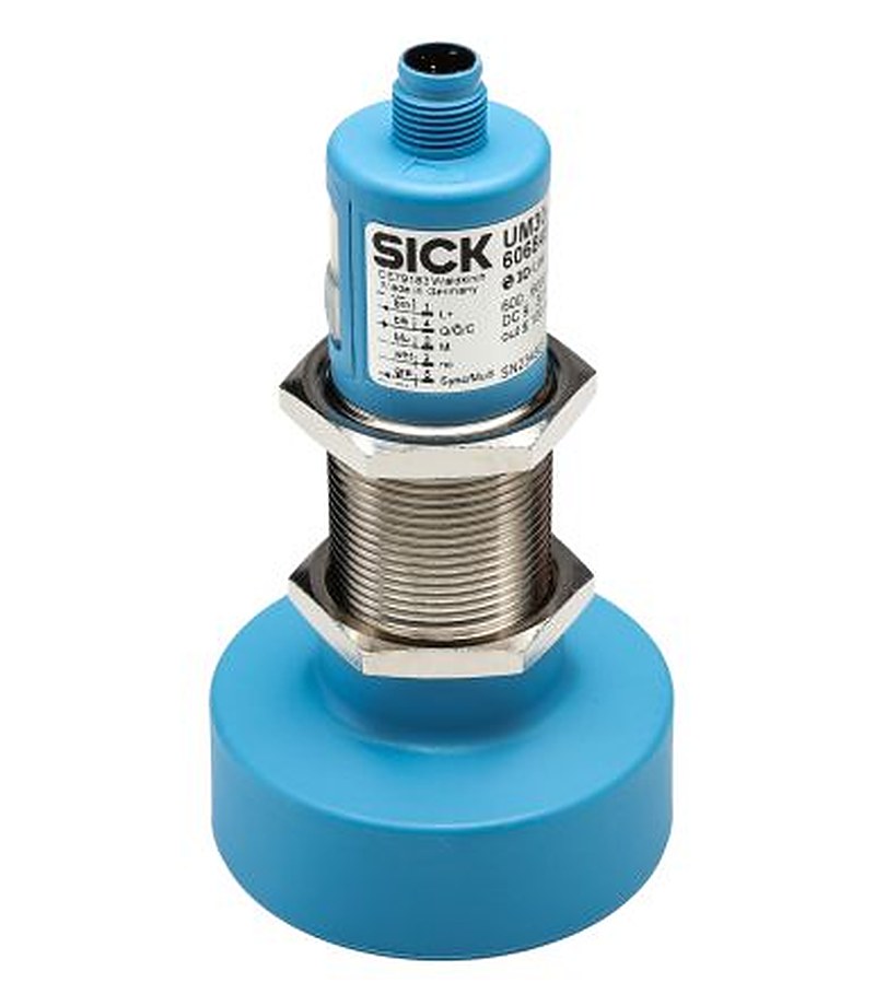SICK UM30-21511B Threaded Barrel Ultrasonic Proximity Sensor UM, M30 x 1.5 6 m 100mA PNP/NPN 30V 30 V dc