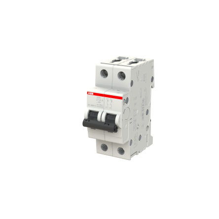 ABB System Pro M Compact S200 Miniature Circuit Breaker, 2-Pole, 1.6A, Type Z, 400V ac AC, 6 kA Breaking Capacity