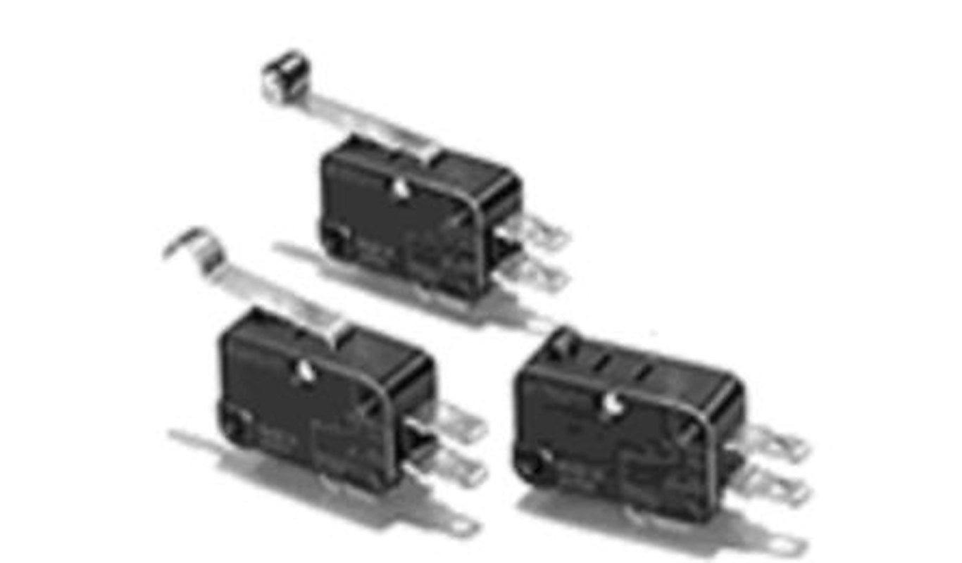 Omron V Series Long Hinge Lever Limit Switch, SPDT, IP40, Silver Alloy Housing, 250V