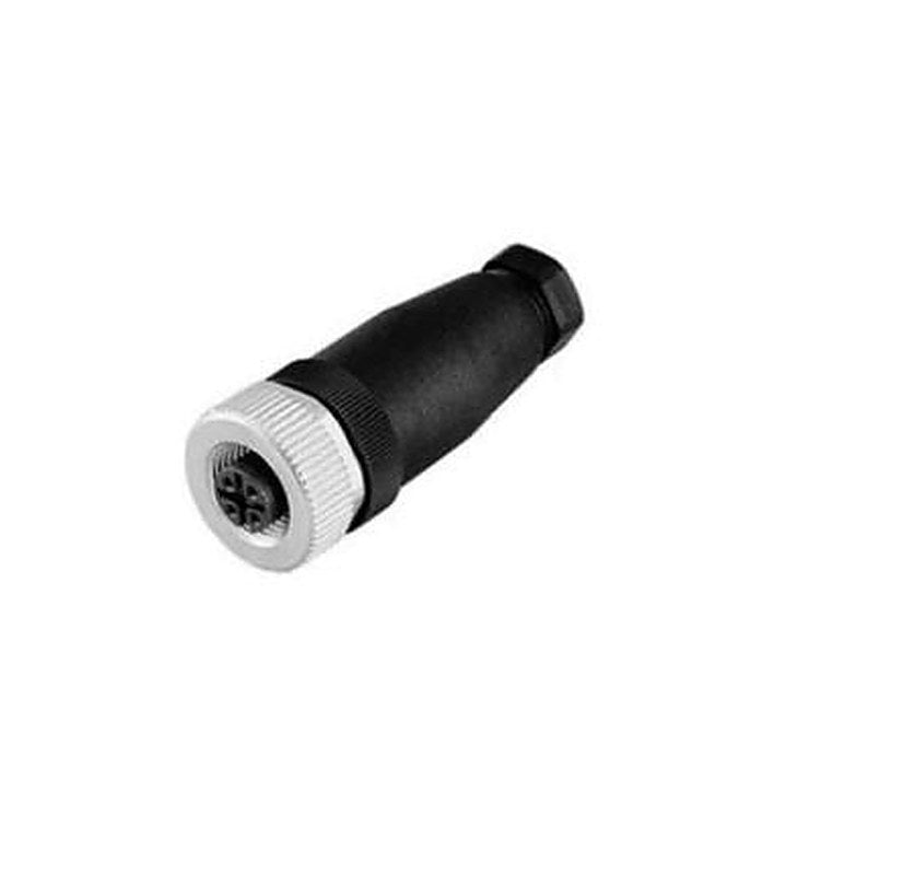 Pepperl + Fuchs Circular Connector, 4 Contacts, Cable, M12 Connector, Socket, Female, IP67, V1-G-BK Series