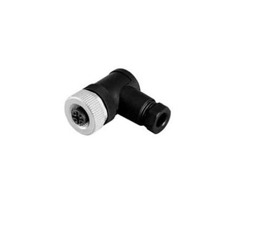 Pepperl + Fuchs Circular Connector, 4 Contacts, Cable, M12 Connector, Socket, Female, IP67, V1-W-BK Series