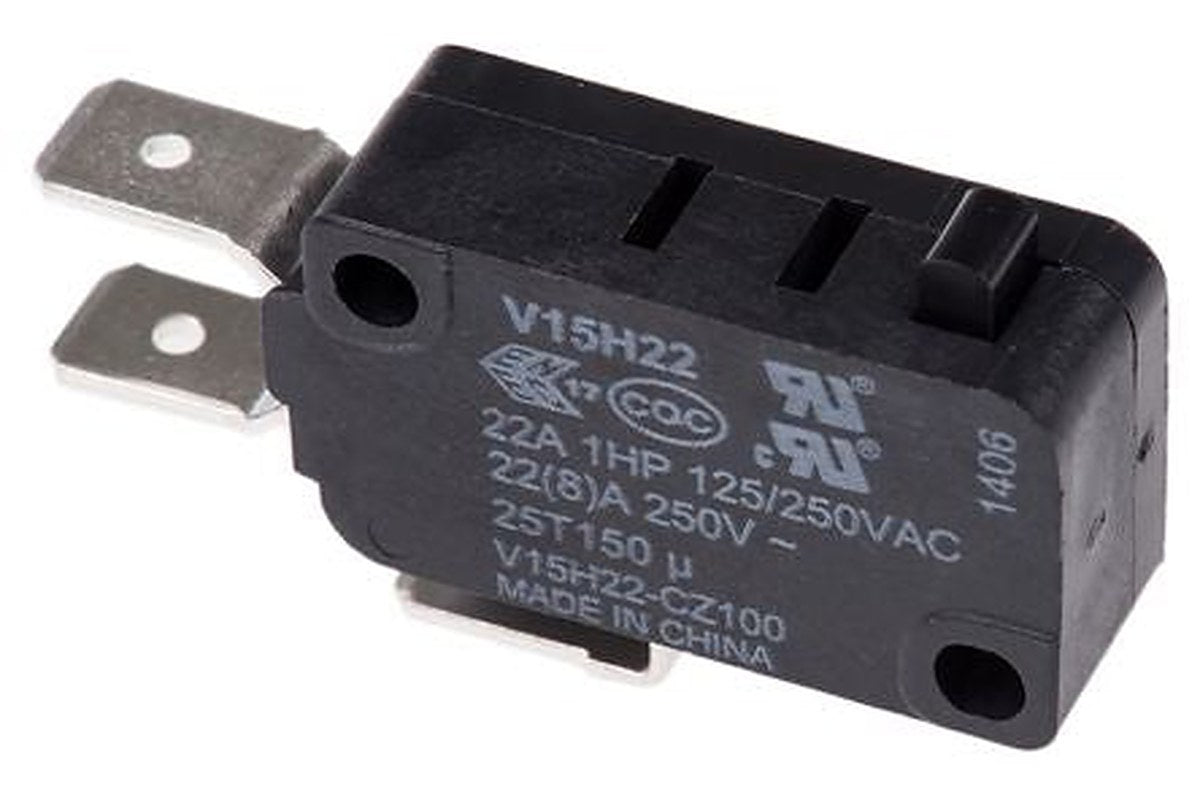 Honeywell Pin Plunger Micro Switch, Quick Connect Terminal, 22A, 250 V ac, SPDT, IP67