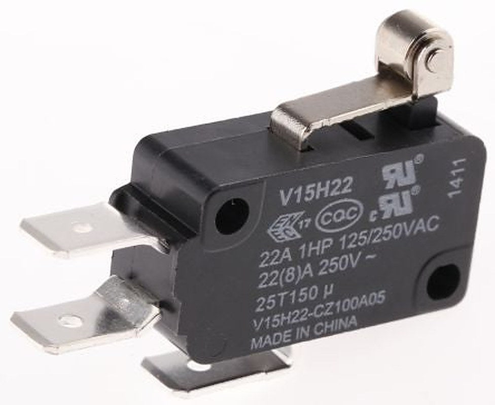 Honeywell Pin Plunger Micro Switch, Quick Connect Terminal, 22A, 250 V ac, SPDT, IP67