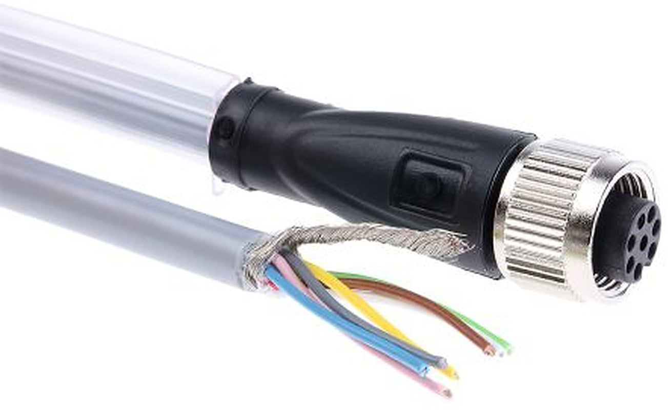 Pepperl + Fuchs Female 8 way Straight to Unterminated Sensor Actuator Cable, 2 m