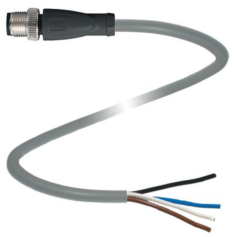 Pepperl + Fuchs Male 4 way Straight to Unterminated Sensor Actuator Cable, 5 m