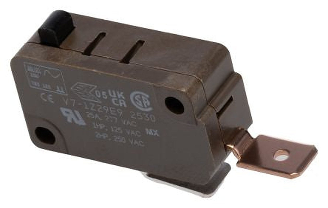 Honeywell Pin Plunger Micro Switch, Quick Connect Terminal, 25A, 125 V ac, SPNO
