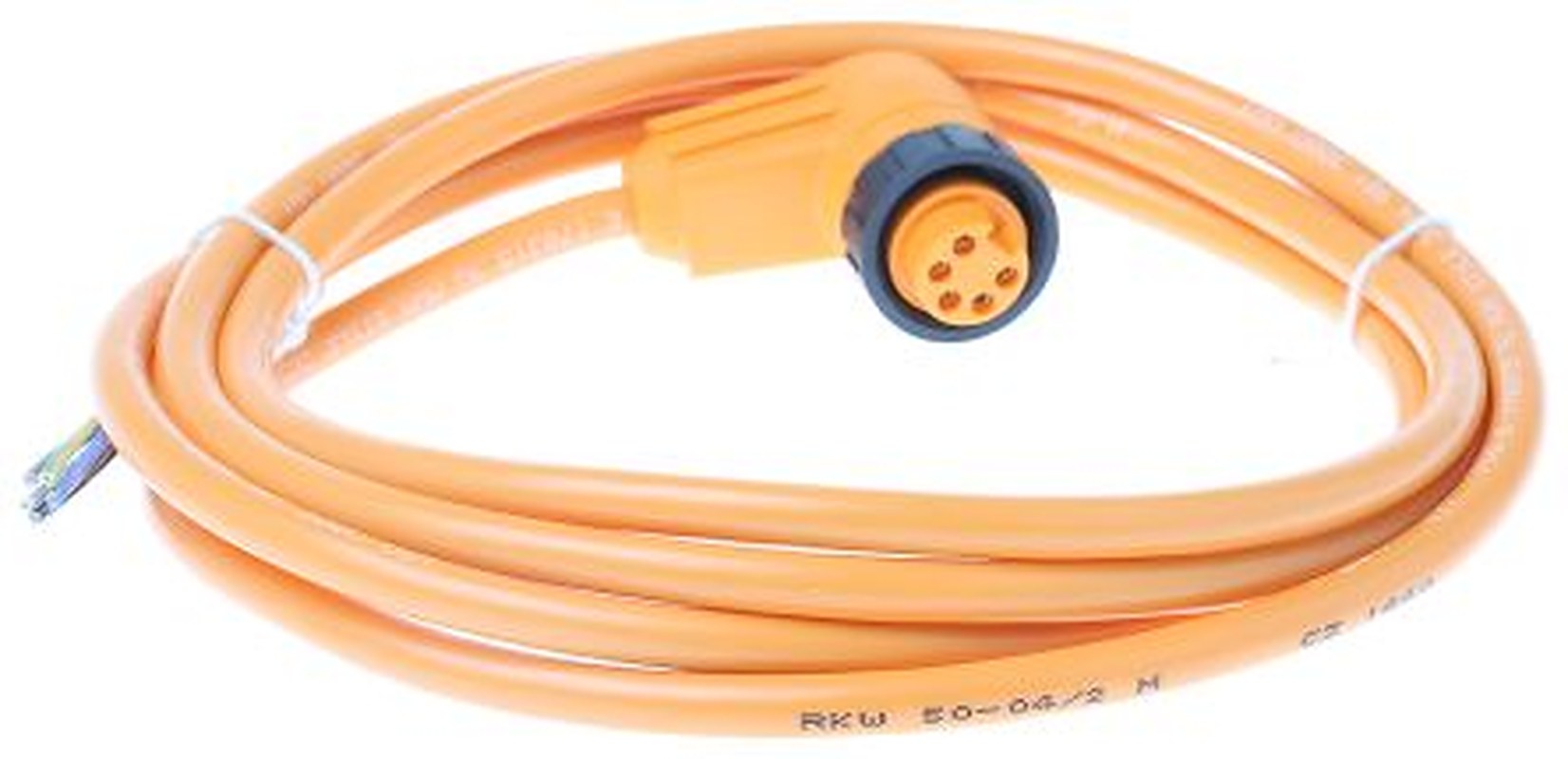 Pepperl + Fuchs Female 5 way 7/8 In Circular, Right Angle to Unterminated Sensor Actuator Cable, 2 m