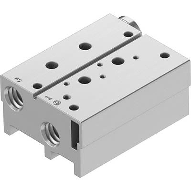 Festo VABM-B10 series 2 station NPT Manifold for use with Solenoid And Pneumatic Valve, 576477