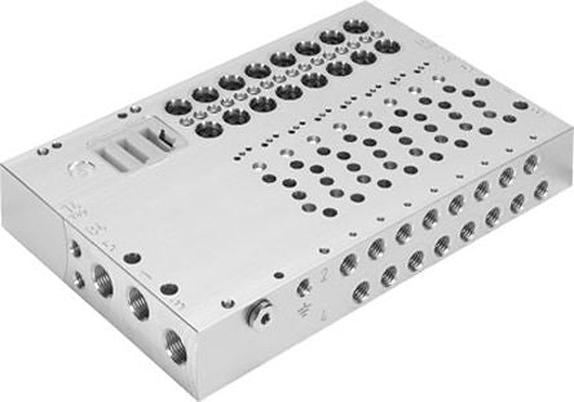 Festo VABM series 12 station G Manifold Base for use with VUVG-B Series Sub-Base Valves, 573441