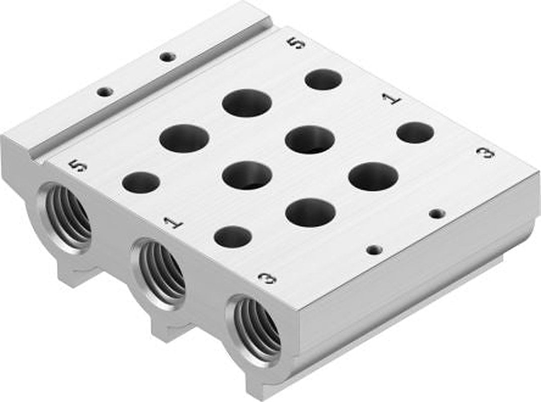 Festo VABM series 2 station G Manifold Base for use with VUVG-LK Series Individual Valves, 566558