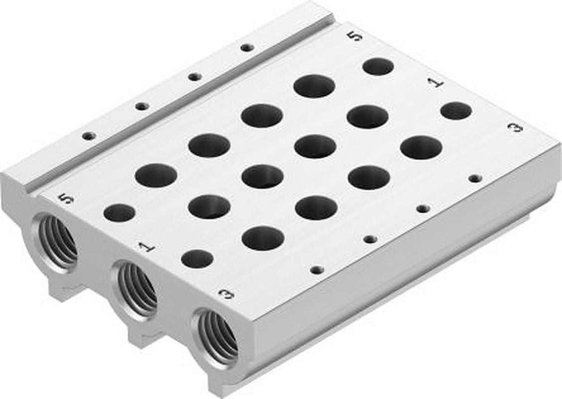 Festo VABM series 4 station G Manifold Base for use with VUVG-LK Series Individual Valves, 566560