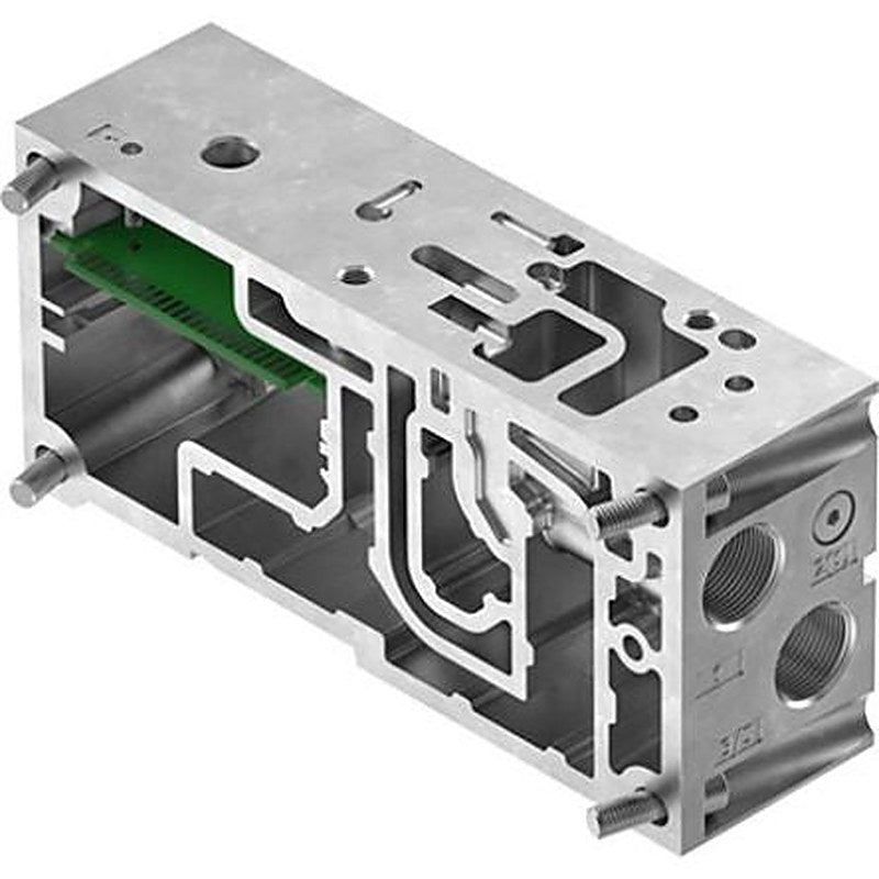 Festo VABV series Sub-Base for use with Valve, VABV-S6-1Q-G38-CB1-T5