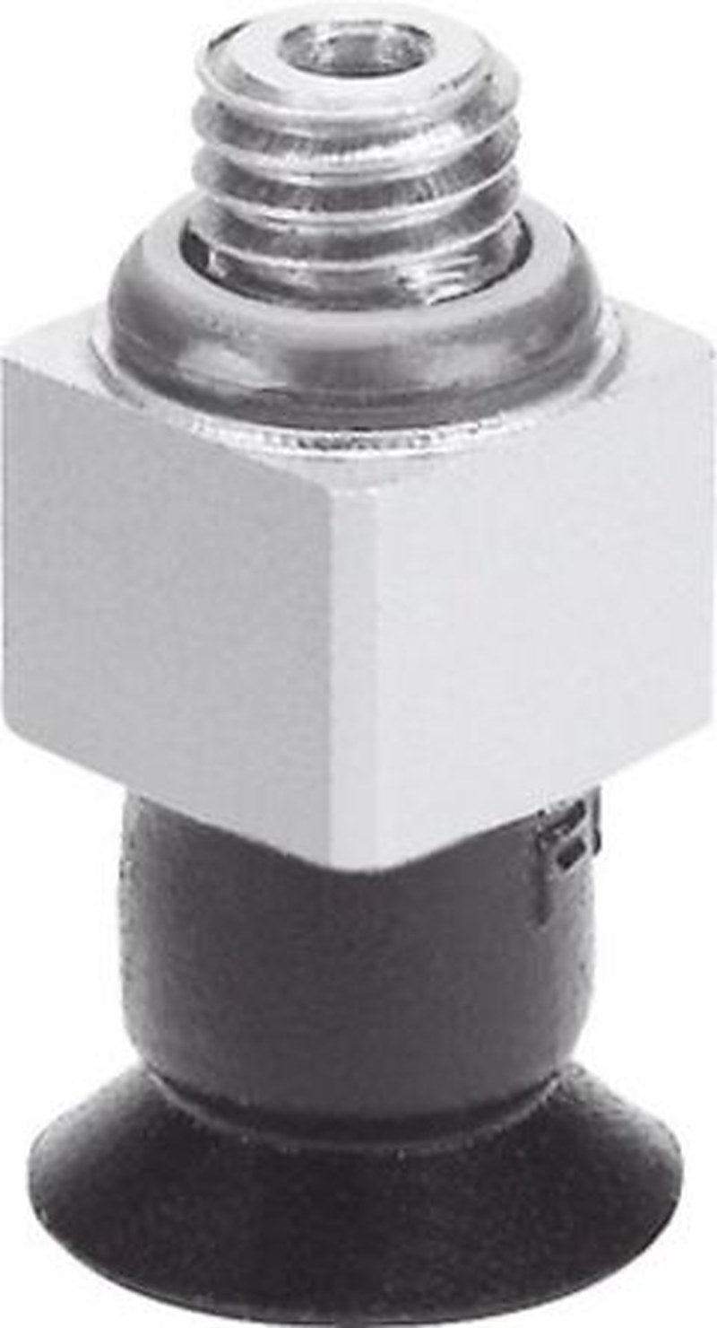 Festo 10 mm Flat Nitrile Rubber (NBR) Suction Cup VAS-10-M5-NBR Wrought Aluminium Alloy