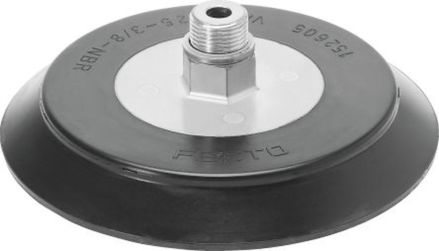 Festo 100 mm Flat Nitrile Rubber (NBR) Suction Cup VAS-100-1/4-NBR G 1/4