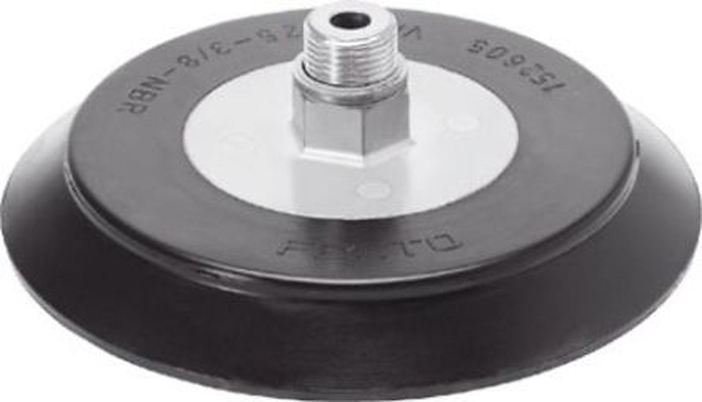 Festo 125 mm Flat Nitrile Rubber (NBR) Suction Cup VAS-125-3/8-NBR G 3/8