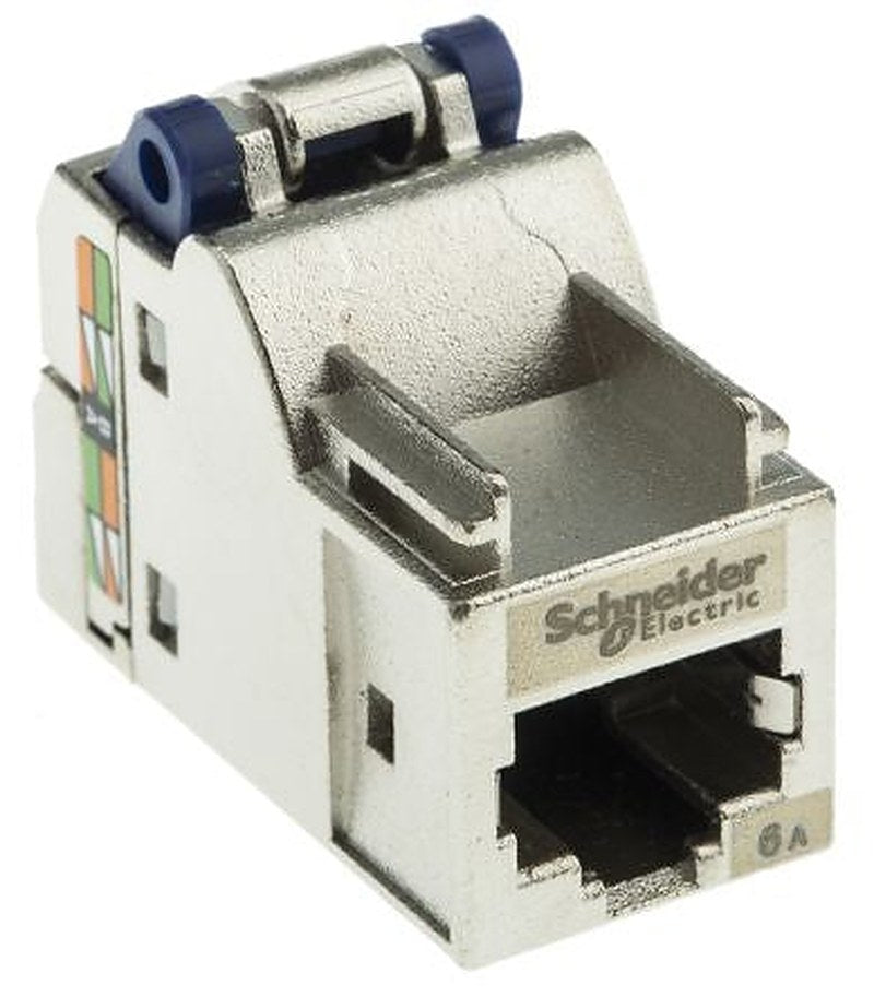 Schneider Electric Actassi Series RJ45 Connector Female, Cable F/FTP Shield Straight 1 Port 8 Way