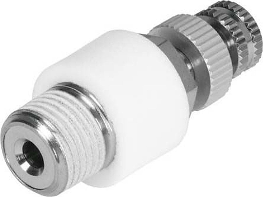 Festo VFFK Series Flow Controller Pneumatic Silencer & Exhaust Restrictor Function Fitting, 133142, Threaded