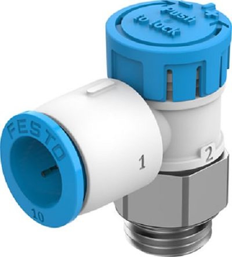 Festo VFOE Series Pneumatic Manual Control Valve, 8068730, Threaded 10 mm Threaded 1/4 in G