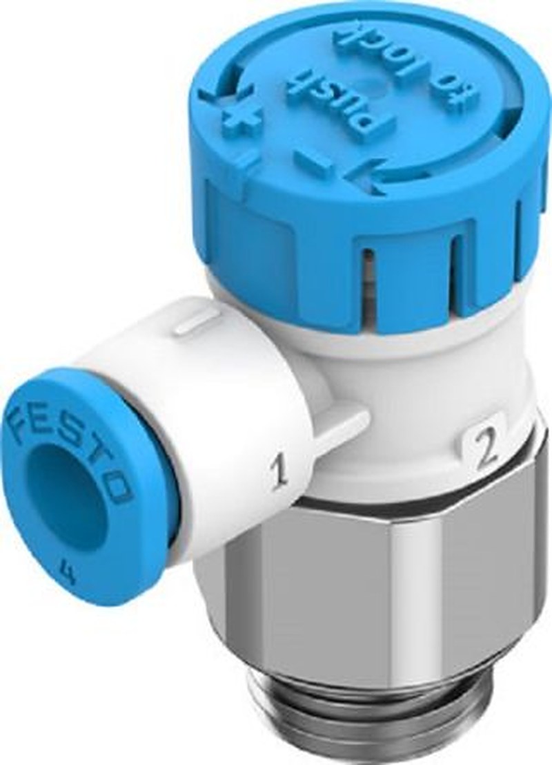 Festo VFOE Series Pneumatic Manual Control Valve, 8068725, Threaded QS-4 Threaded 1/8 in G