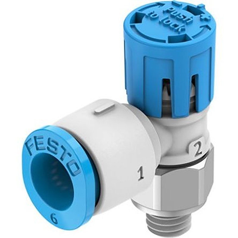 Festo Manual Pneumatic Manual Control Valve VFOE Series, G 5 mm, VFOE-LE-T-M5-Q6-F1A