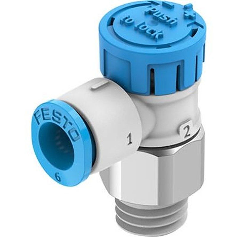 Festo Manual Pneumatic Manual Control Valve VFOE Series, G 1/8 in, VFOE-LE-T-R18-Q6-F1A