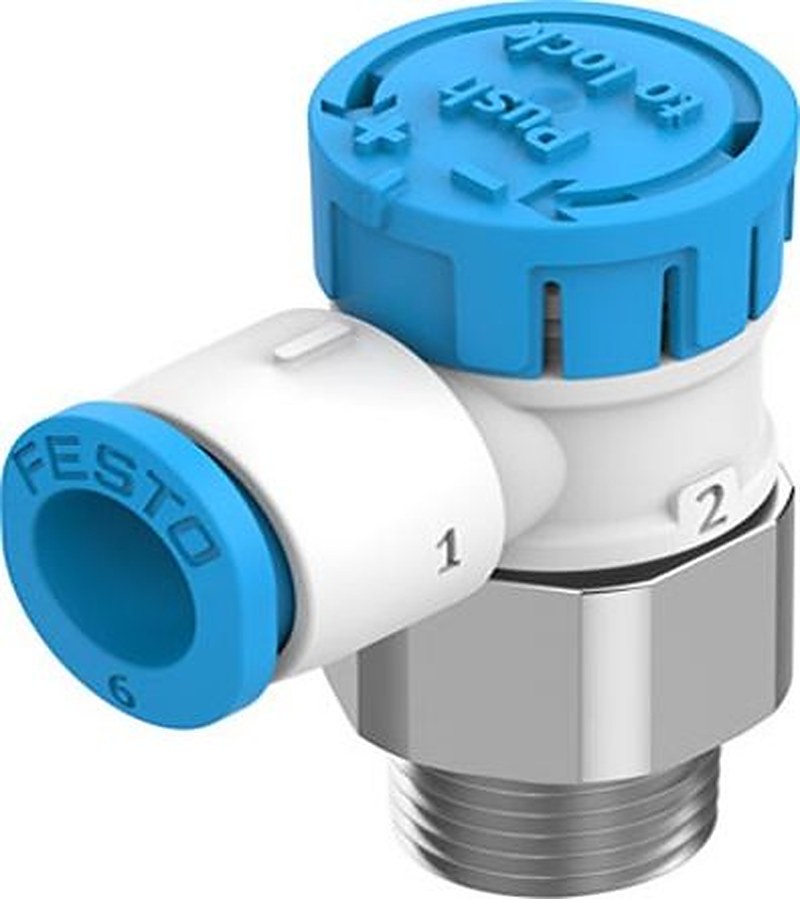 Festo Manual Pneumatic Control Valve VFOE Series, R R 1/8, VFOE-LS-T