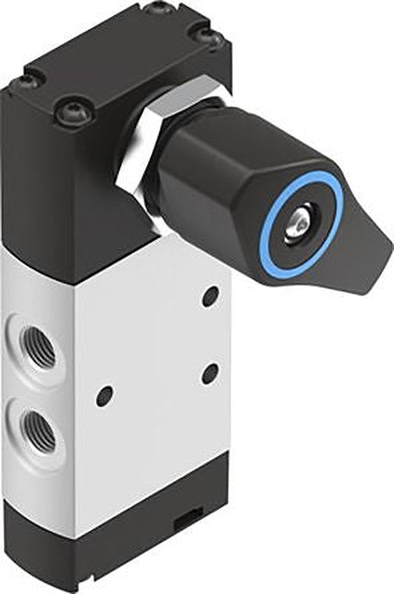 Festo Twist Selector Pneumatic Manual Control Valve VHEF Series, G G 1/8, 4106808