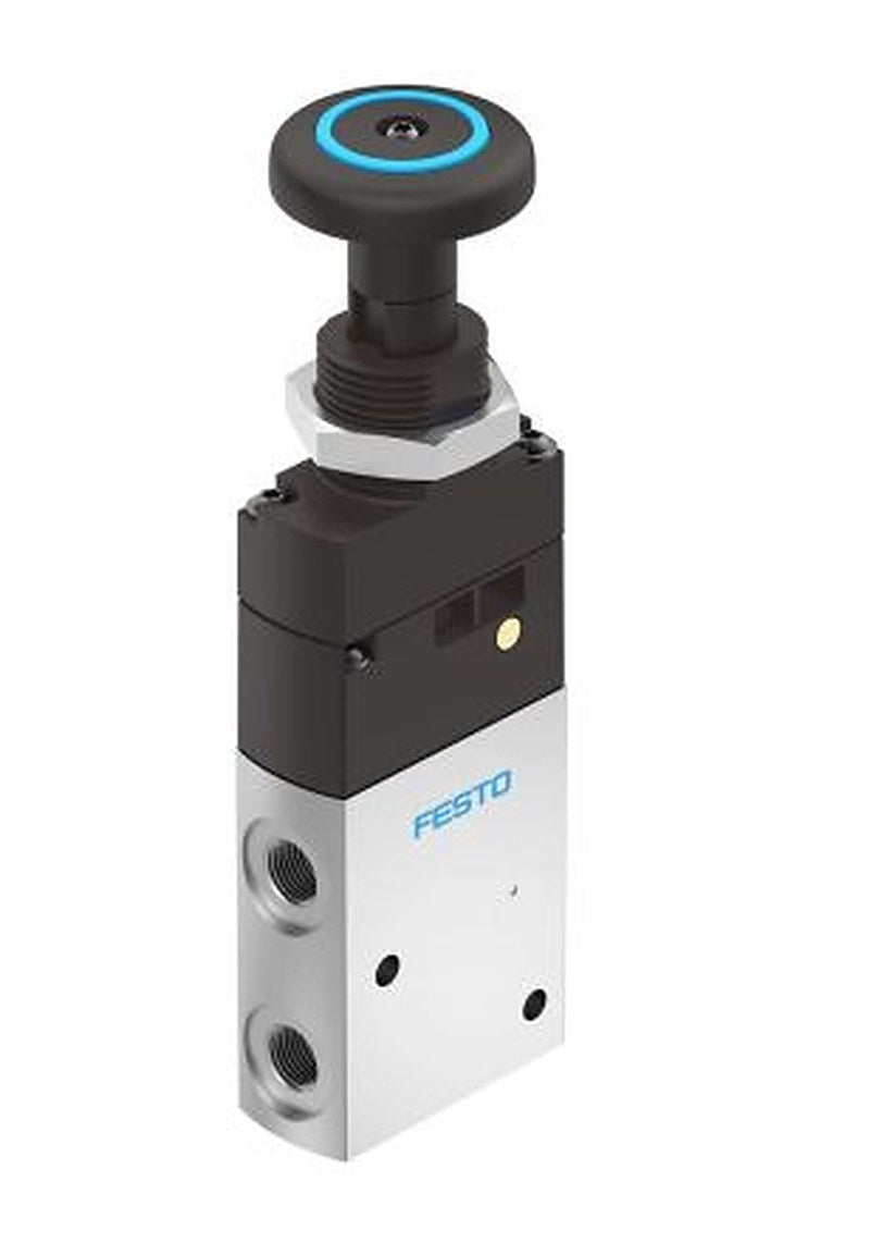 Festo Push Button Pneumatic Manual Control Valve VHEF Series, G G 1/4, 5299711