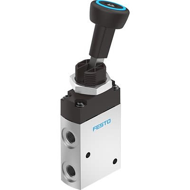 Festo Manual Pneumatic Manual Control Valve VHEF Series, NPT 1/8 in NPT, 5300045