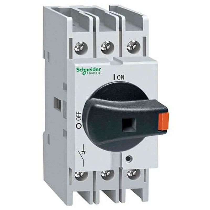 Schneider Electric 3-Pole DIN Rail Isolator Switch -, IP20, 32A, 22 kW
