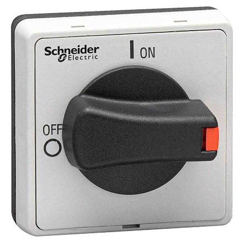 Schneider Electric Black, Grey Rotary Handle, 1.89 in, TeSys Series