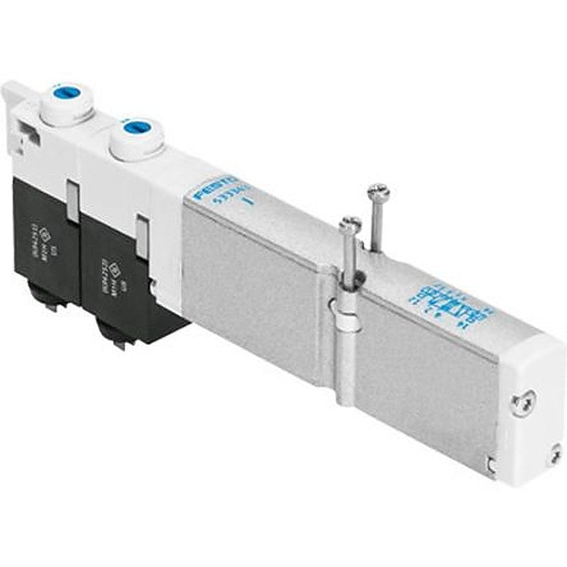 Festo Pneumatic Solenoid Valve - 2 x 3/2 Closed, Monostable, Closed Electric G VMPA  Series 24V dc