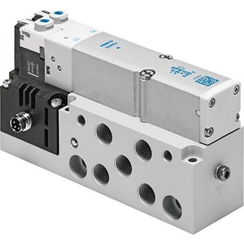 Festo Pneumatic Solenoid Valve - 5/3 Closed Electric G VMPA2-M1H-G-S-G1/8-PI  Series 24V