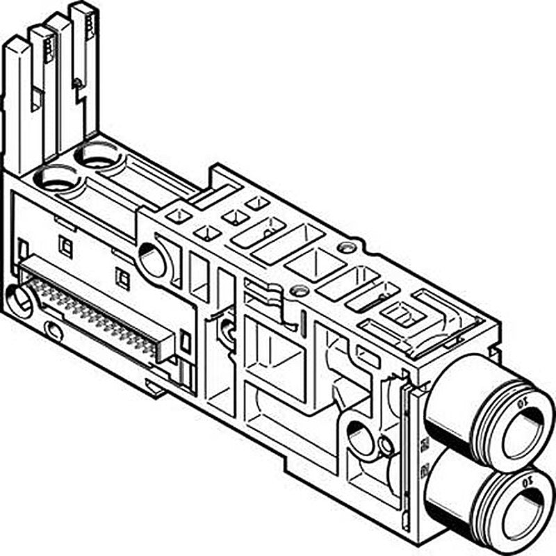 Festo 1 station Sub-Base for use with Valve Terminals MPA-L, 561010