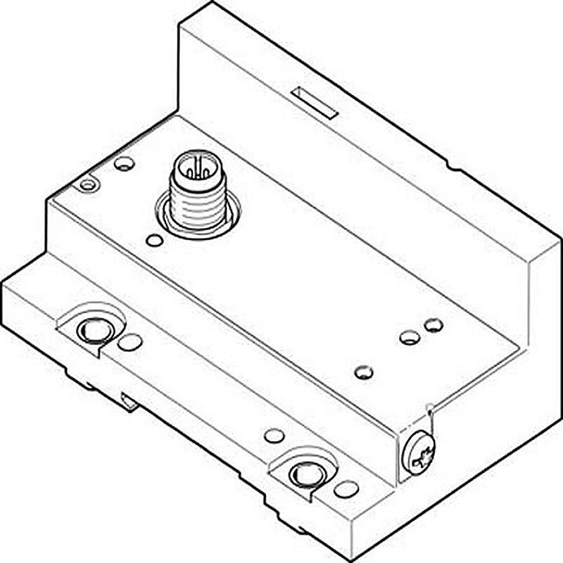Festo 32 station End Plate for use with Valve Terminal MPA-L, 575667