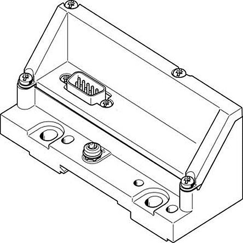 Festo 8 station End Plate for use with Valve Terminal MPA-L, 570777