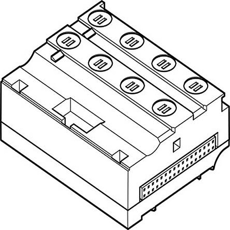 Festo 4 station Manifold for use with Valve Terminal MPA-L, 560969