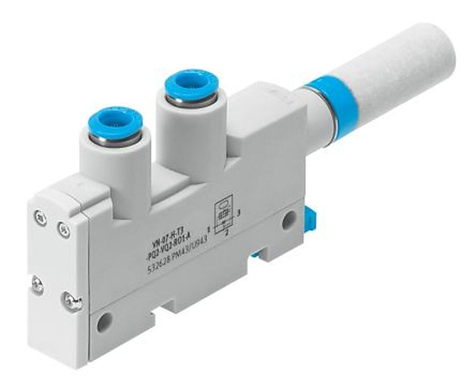 Festo Vacuum Pump, 0.7 mm nozzle, 4.4 bar 16.2 L/min, VN series