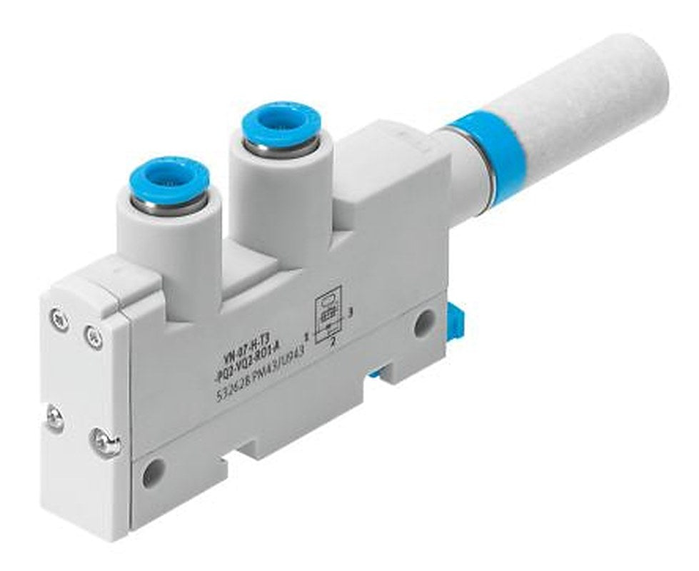 Festo Vacuum Pump, 0.95 mm nozzle, 3.5 bar 21.8 L/min, VN series