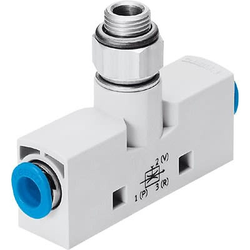 Festo Vacuum Ejector, 0.95 mm nozzle, 4 bar 62.7 L/min, VN series