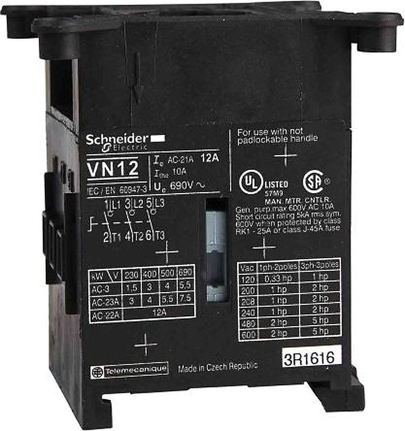 Schneider Electric 3-Pole DIN Rail Isolator Switch -, IP20, 20A