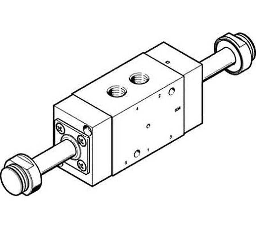 Festo Pneumatic Solenoid Valve - 5/2 Double Solenoid Electric G VOFC-L-B52-G14-F19A Series