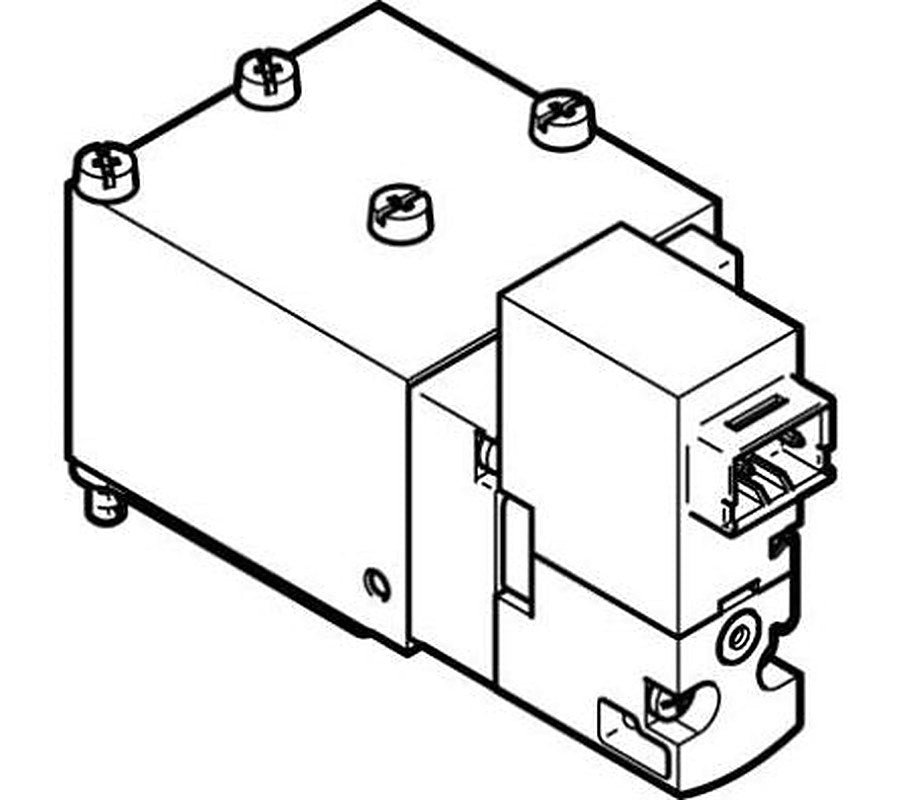 Festo Pneumatic Solenoid Valve - 5/2 Monostable Electric VOVG-B12  Series 24V dc