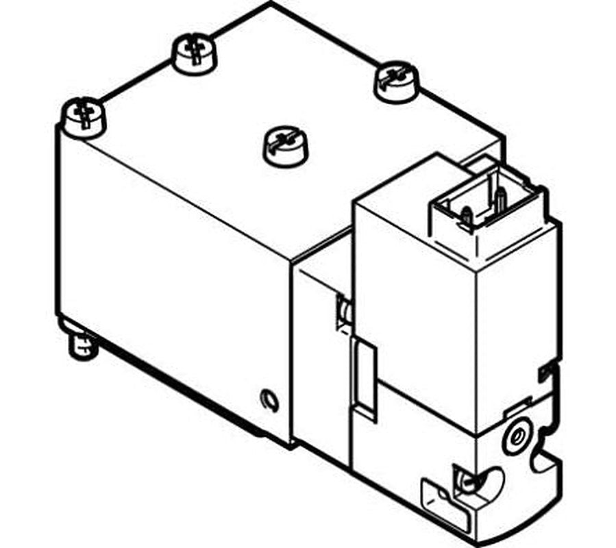 Festo Pneumatic Solenoid Valve - 5/2 Monostable Electric VOVG-B12  Series 24V dc