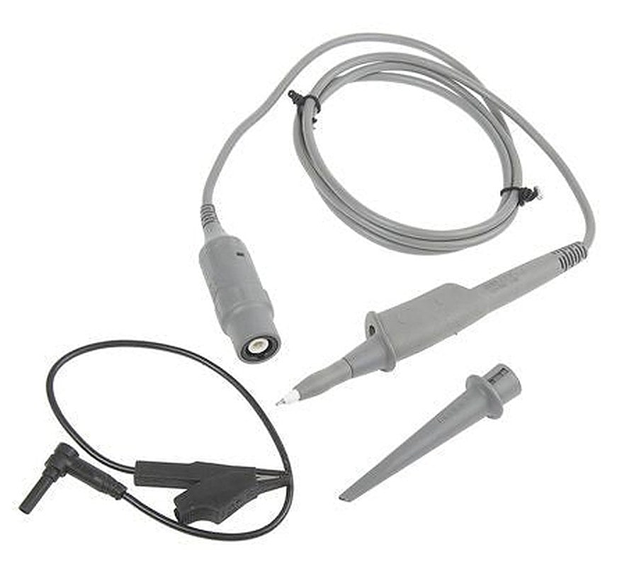 Fluke ScopeMeter 190 Series VPS210 Oscilloscope Probe, Voltage Type, 200 MHz, 10:1, Alligator, Hook Clip Connector